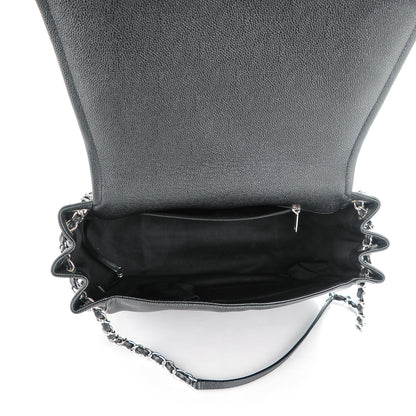 Chanel Caviar Timeless CC Accordion Flap Black 5 of 7