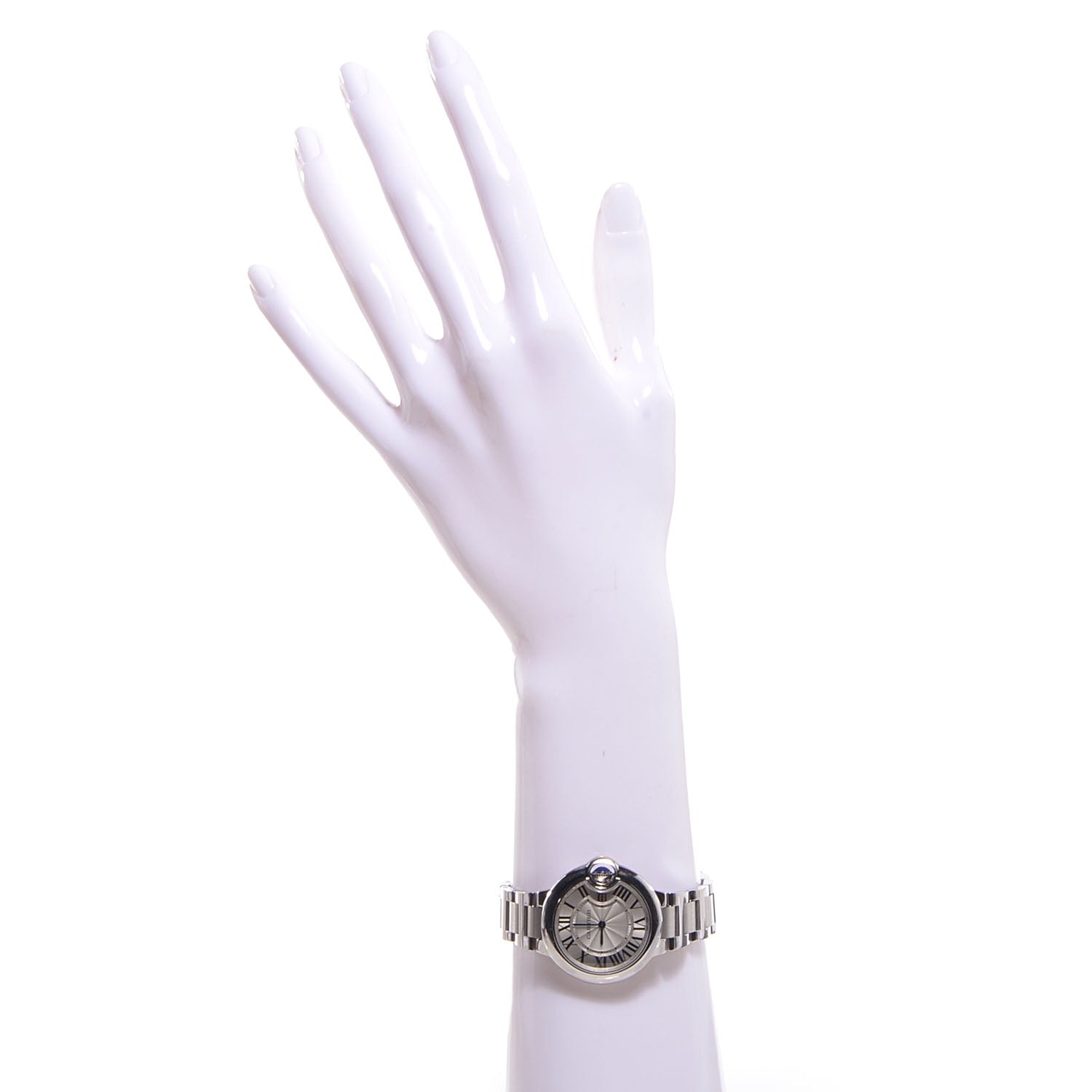 Cartier Stainless Steel 33mm Ballon Bleu De Quartz Watch 2 of 9