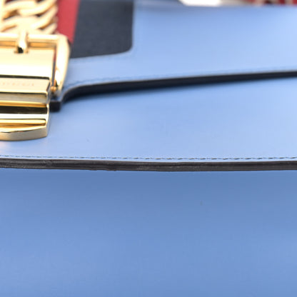 Gucci Calfskin Small Sylvie Shoulder Bag Clear Sky Blue 13 of 13