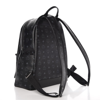 MCM Visetos Medium Stark Backpack Black 3 of 10