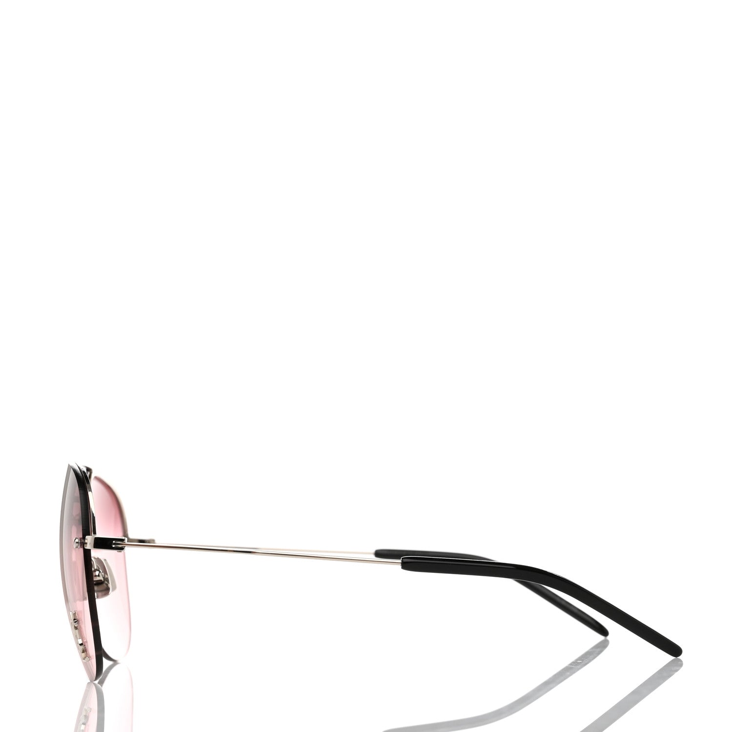 Saint Laurent Metal Aviator Classic 11 Sunglasses Silver Pink 3 of 8