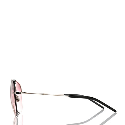 Saint Laurent Metal Aviator Classic 11 Sunglasses Silver Pink 3 of 8