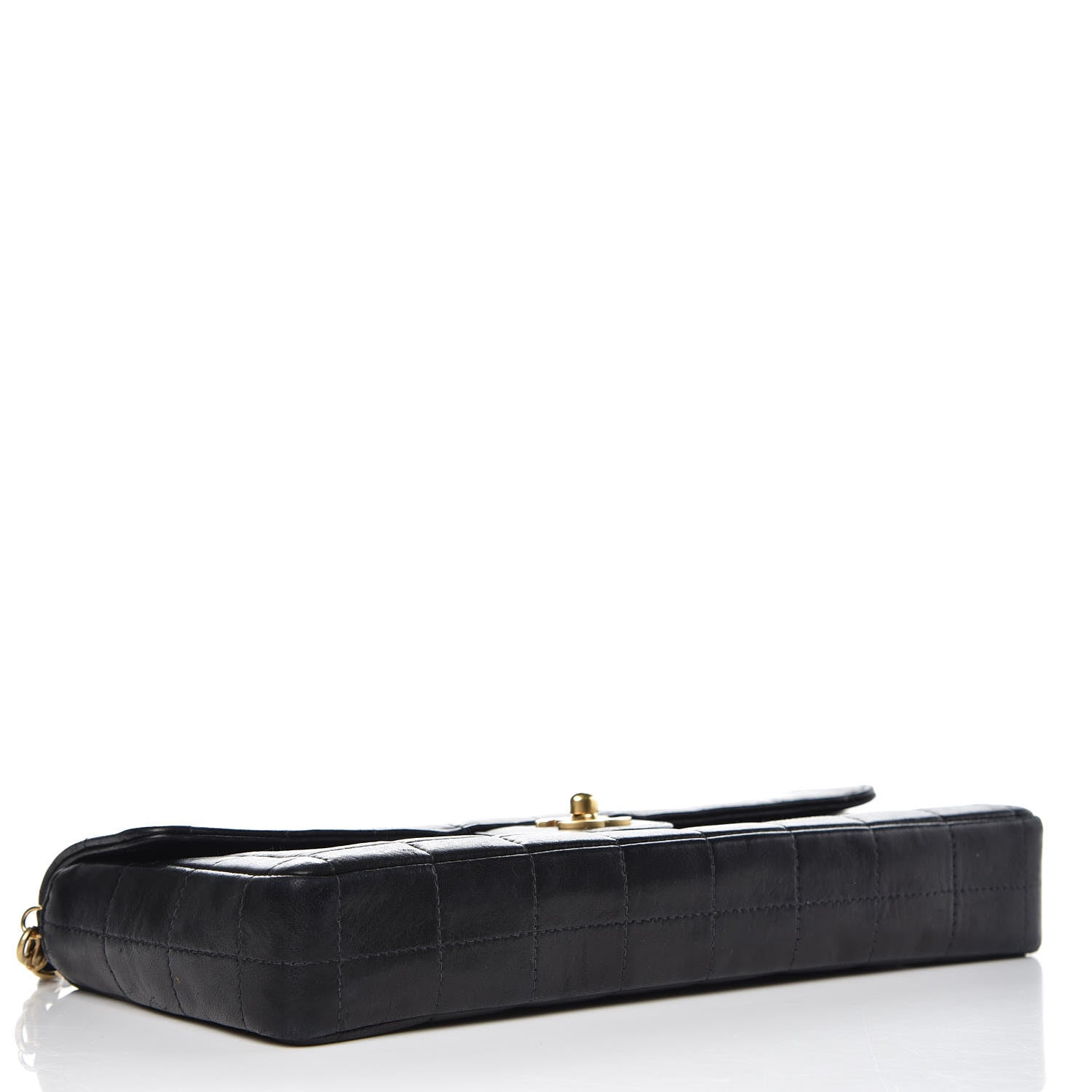 Chanel Lambskin East West Chocolate Bar Flap Black 4 of 14