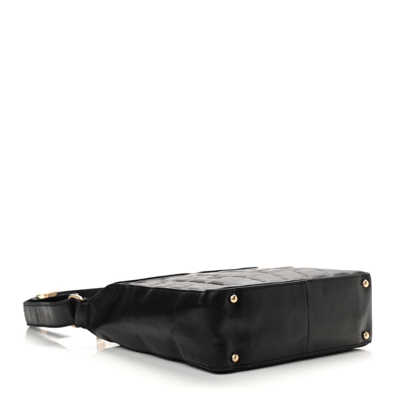 Chanel Lambskin Quilted Small Chocolate Bar Shoulder Bag Black 4 of 10