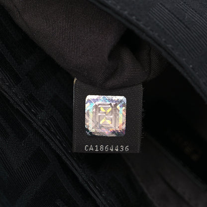 Fendi Zucchino Small Chef Shoulder Bag Black 7 of 11