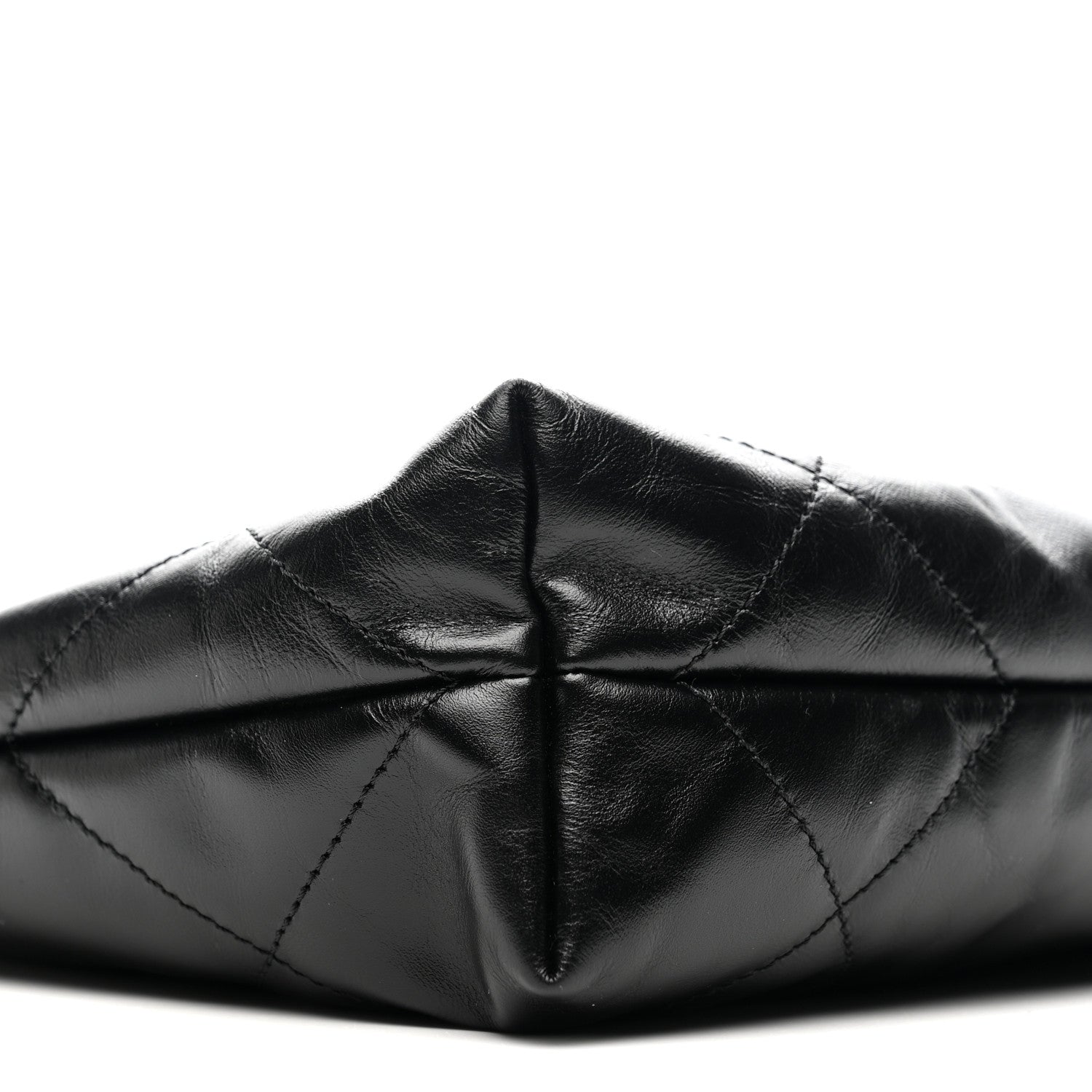 Chanel Shiny Calfskin Quilted Small Chanel 22 Black 1842662