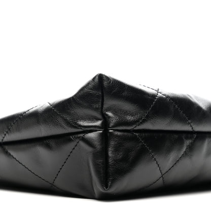 Chanel Shiny Calfskin Quilted Small Chanel 22 Black 9 of 11
