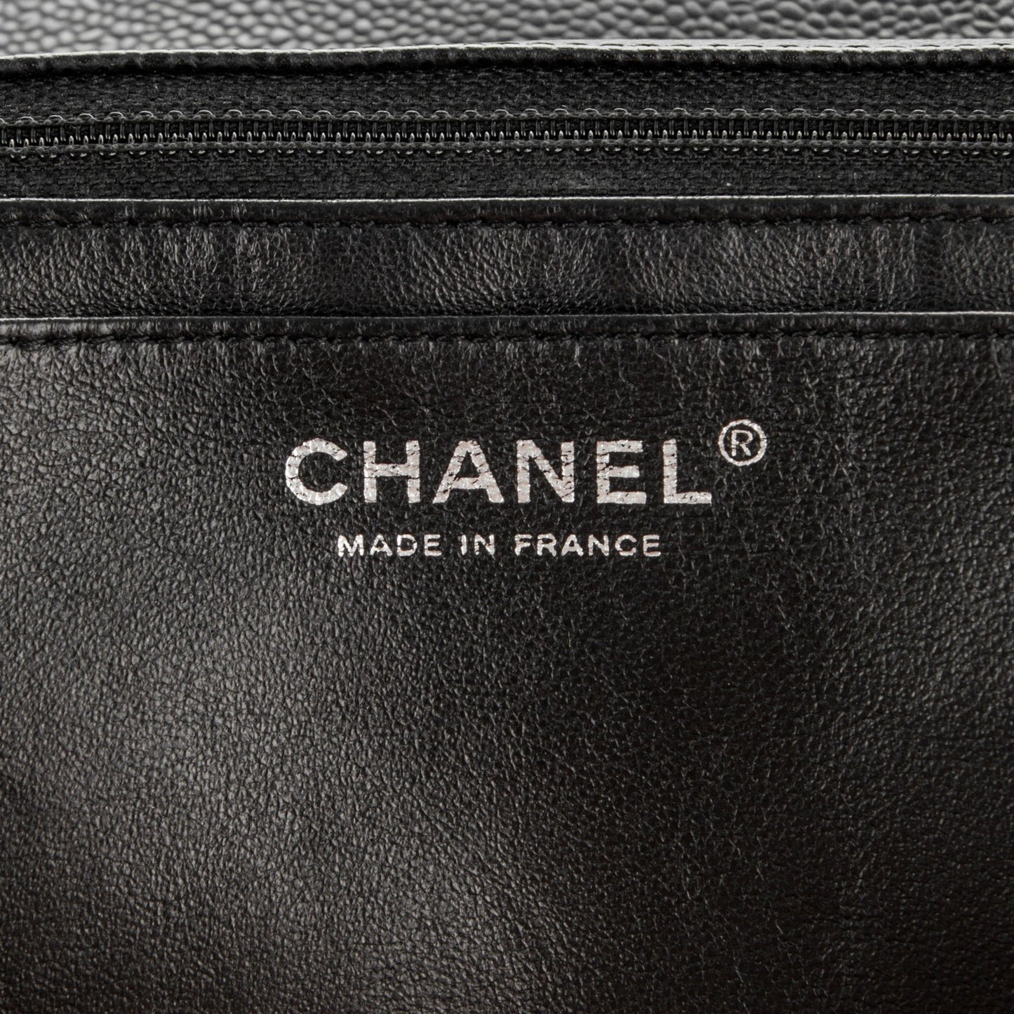 Caviar Quilted Jumbo Single Flap Black