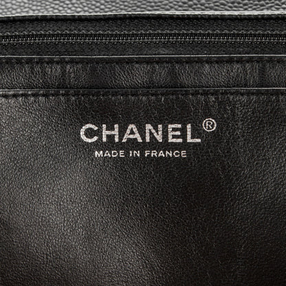 Chanel Caviar Quilted Jumbo Single Flap Black 6 of 7