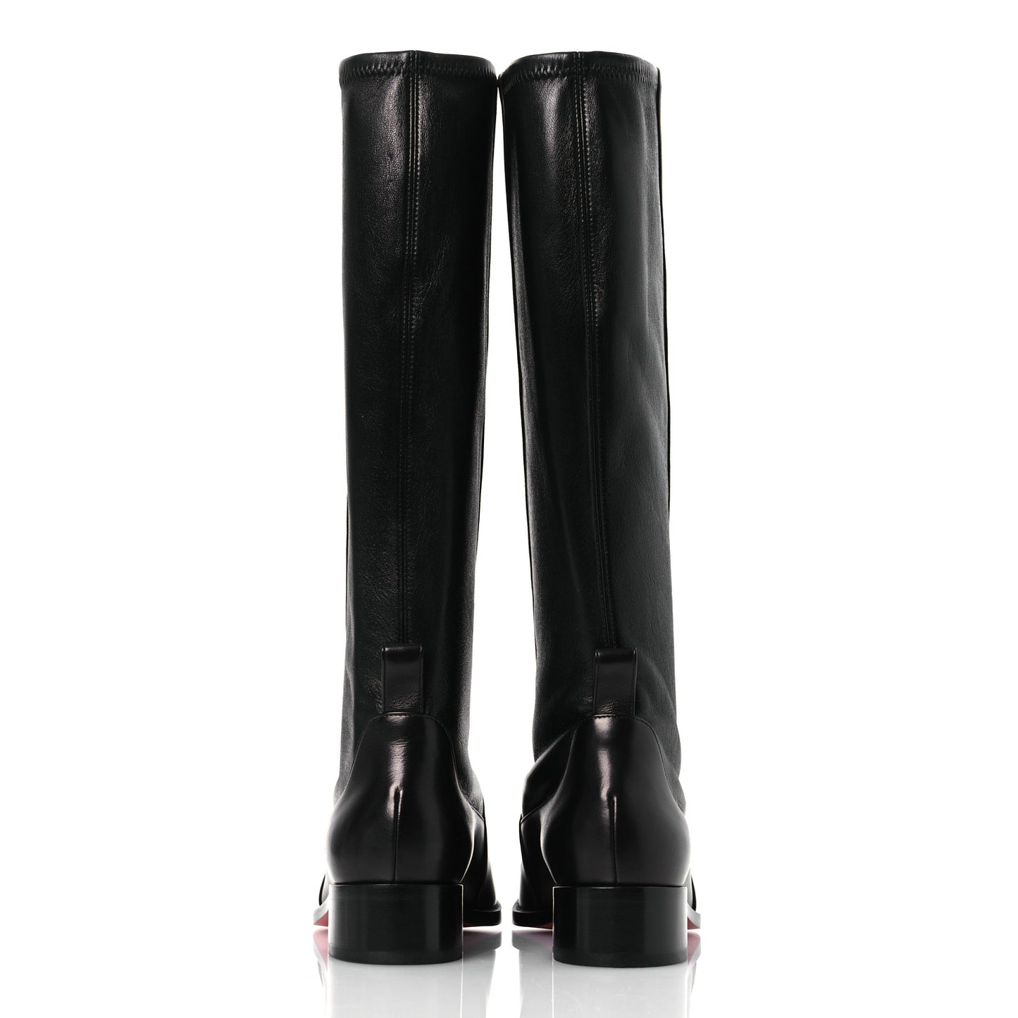 Nappa Tagastretch Flat Knee Boots 37.5 Black