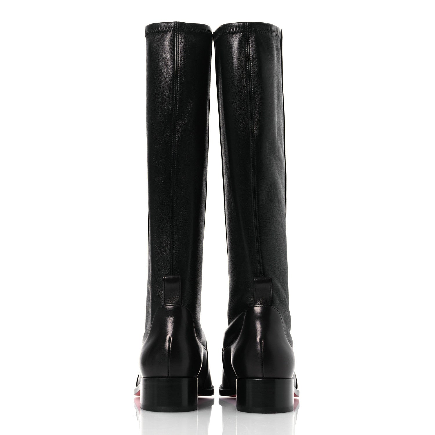 Christian Louboutin Nappa Tagastretch Flat Knee Boots 37.5 Black 6 of 10