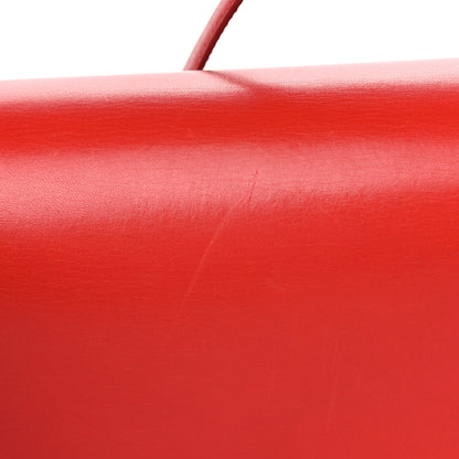 Celine Box Calfskin Small Classic Box Flap Bag Red 14 of 15