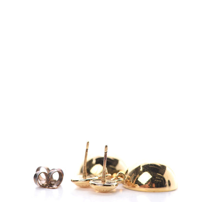 Louis Vuitton Crystal Swarovski Over the Rainbow Earrings Gold Peach 3 of 3