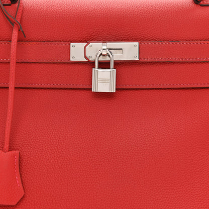 Hermes Togo Kelly Retourne 32 Rouge Casaque 8 of 10
