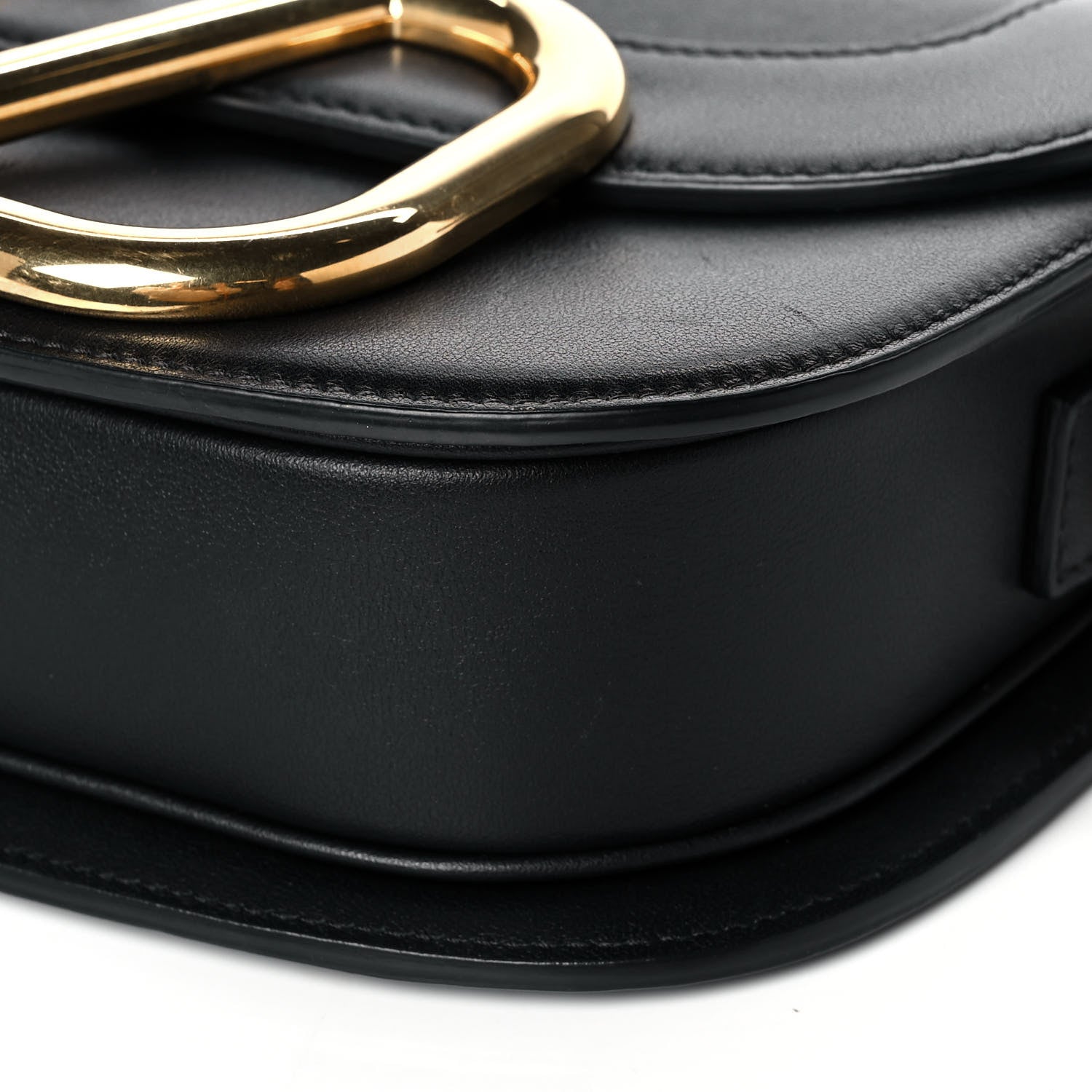 Valentino Garavani Smooth Calfskin Supervee Shoulder Bag Black 9 of 16