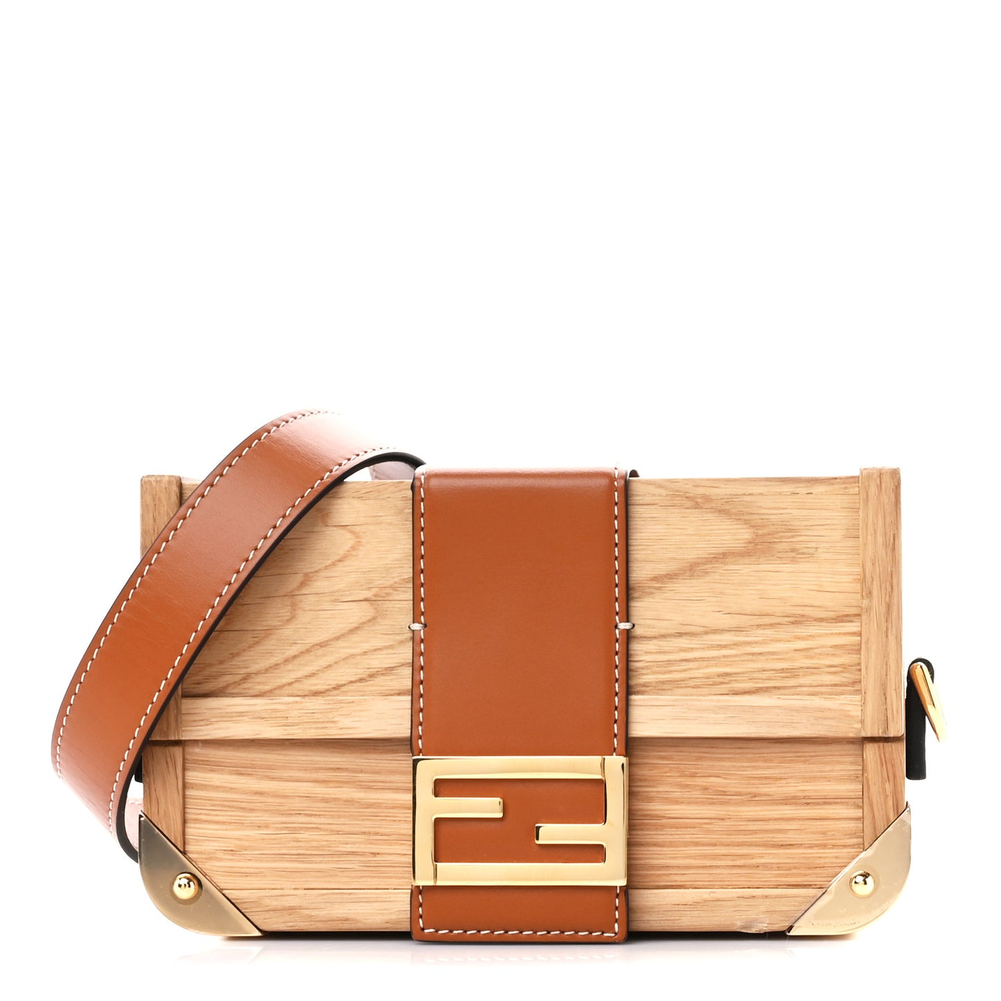 Wood Mini Baguette Trunk