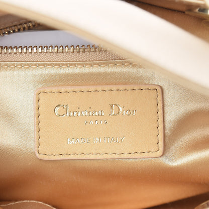Christian Dior Satin Beaded Mini Lady Dior Gold 6 of 14
