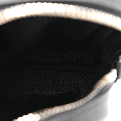 Salvatore Ferragamo Gancini Monogram Calfskin Multi-Pouch Travel Belt Bag Black Grey 7 of 10