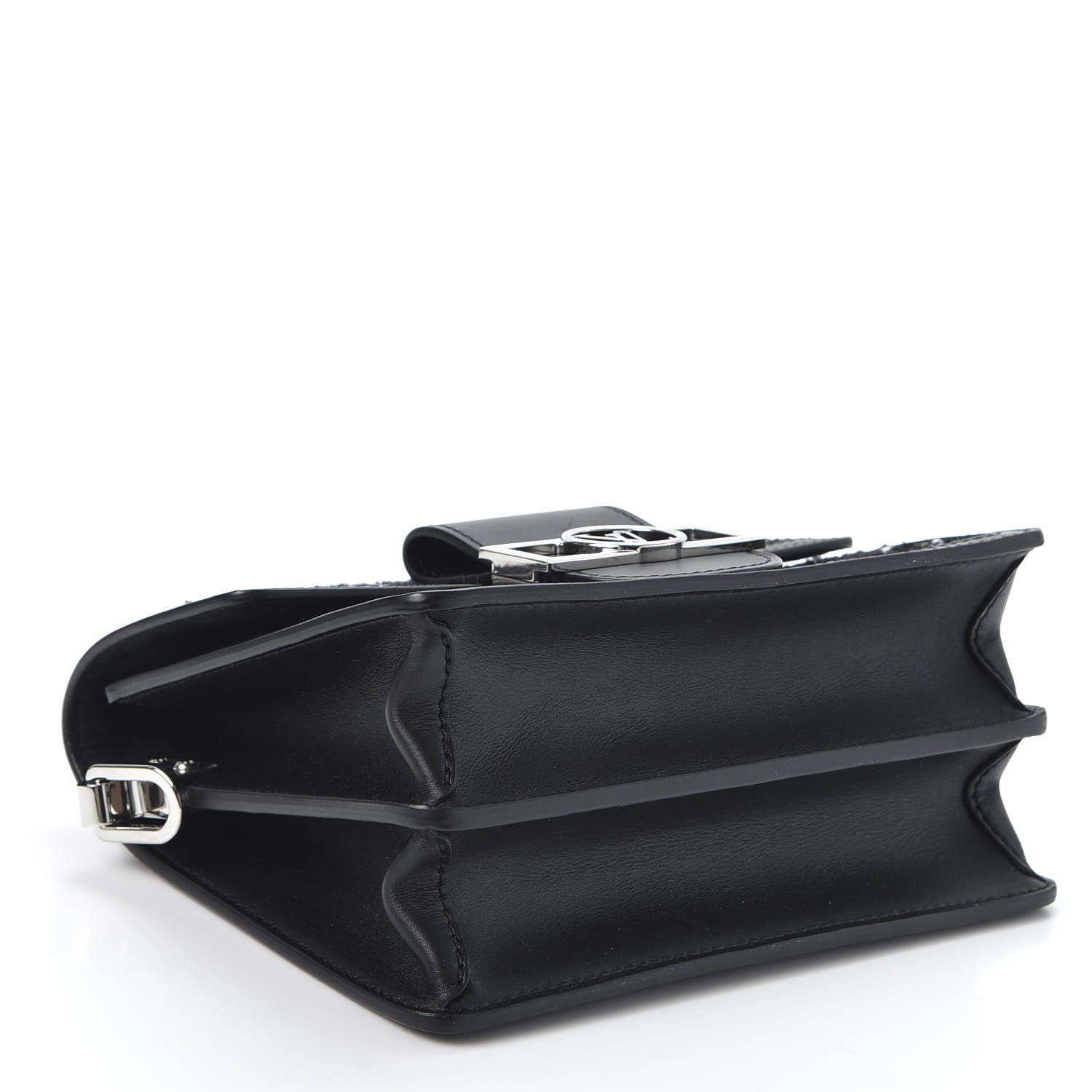Louis Vuitton Tweed Calfskin Dauphine Mini Black Multicolor 3 of 10
