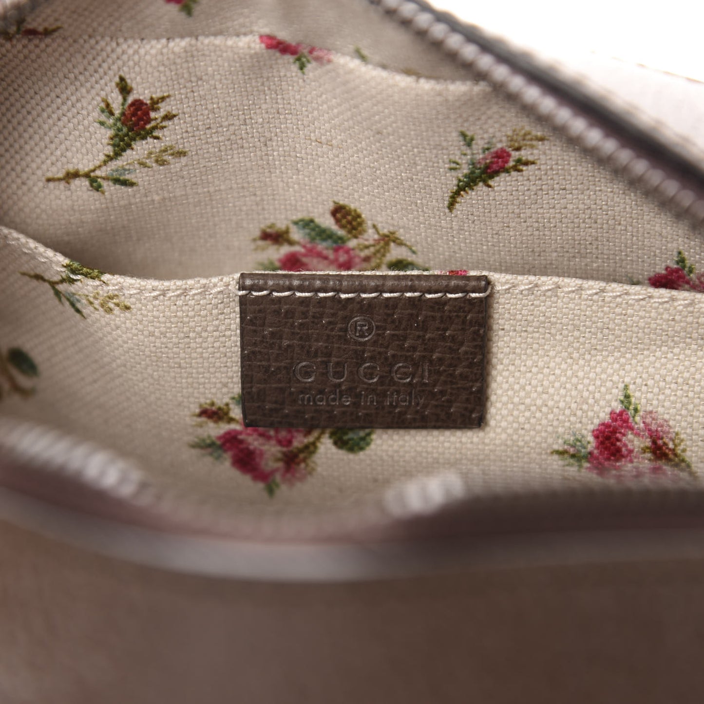 GG Supreme Monogram Web Neo Vintage Shoulder Bag Beige New Acero Crop