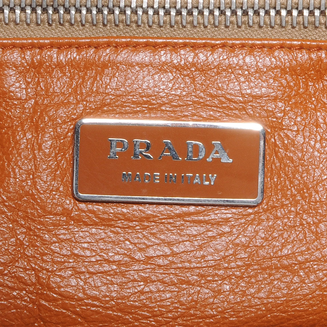 Prada Python Patch Shoulder Bag Naturale 7 of 9