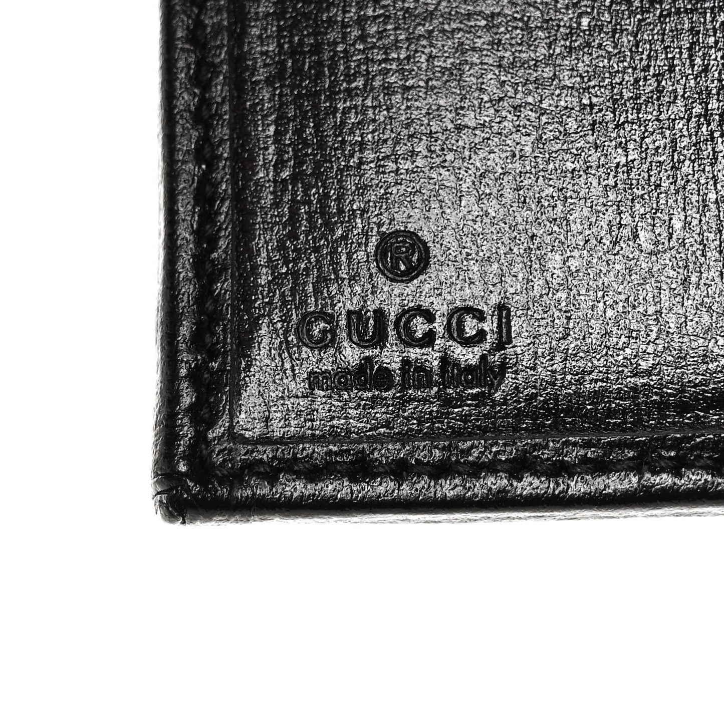 X GUCCI Canvas Azalea Calfskin Flora Logo Print Neo Classic Wallet White Multicolor Black