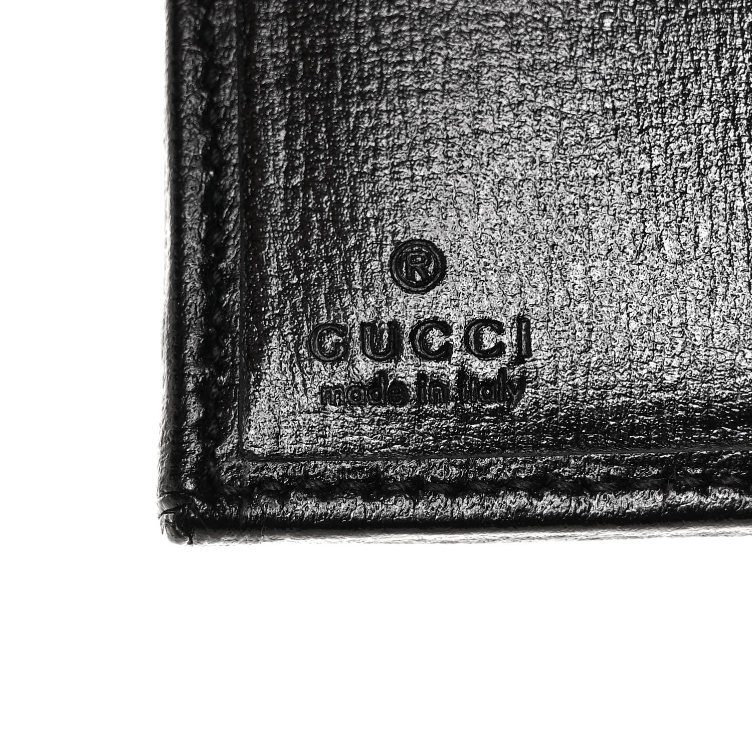 Balenciaga X GUCCI Canvas Azalea Calfskin Flora Logo Print Neo Classic Wallet White Multicolor Black 6 of 9
