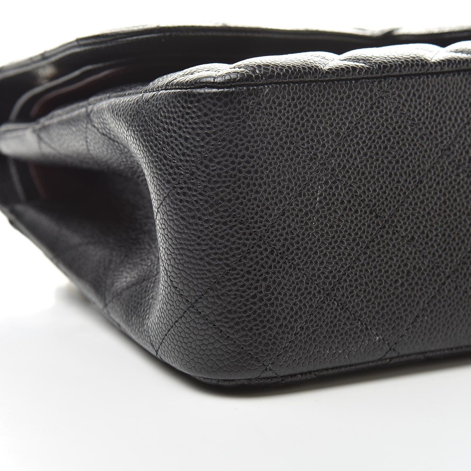 Chanel Caviar Quilted Jumbo Double Flap Black 9 of 10