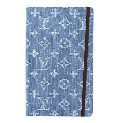 Louis Vuitton Denim Monogram Jane Notebook MM 1 of 7