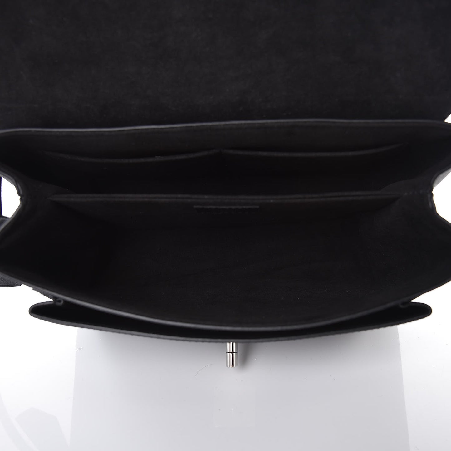 Soft Calfskin My Lockme Top Handle Black