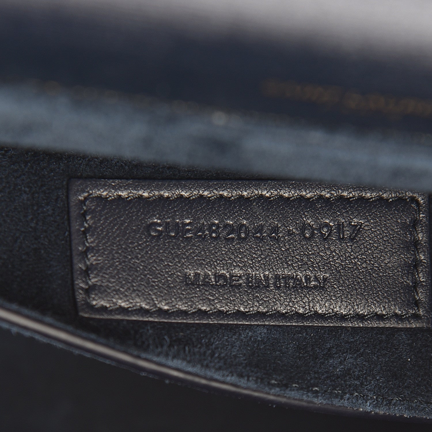 Saint Laurent Smooth Calfskin Suede Medium Bellechasse Navy 7 of 14
