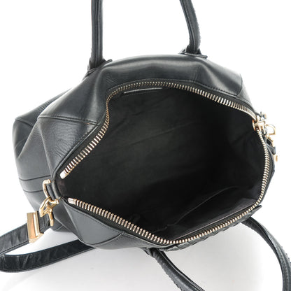 Givenchy Smooth Calfskin Woven Medium Antigona Black 5 of 14