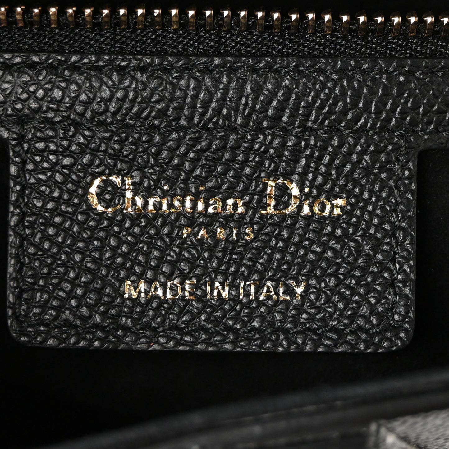 Grained Calfskin Saddle Bag With Strap Black