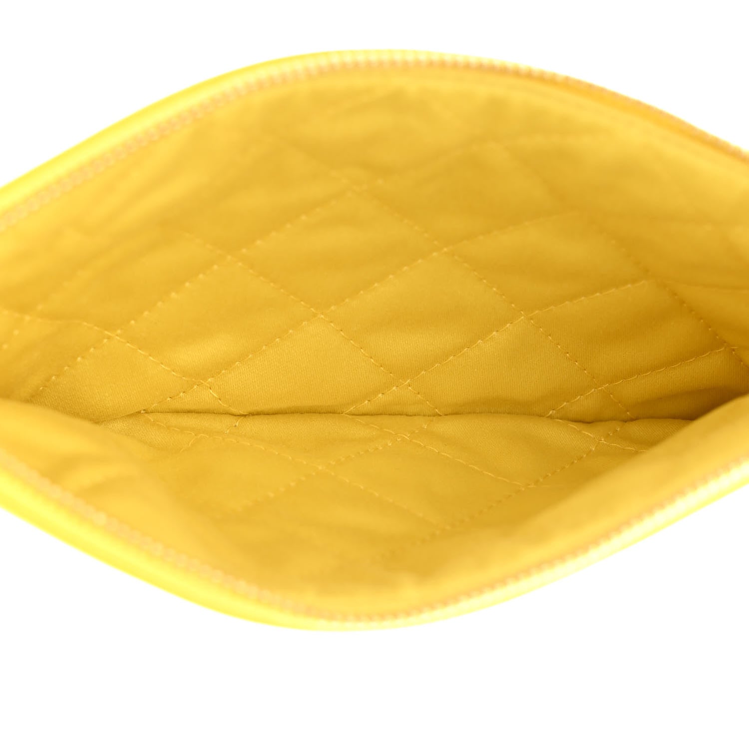 Chanel Metallic Calfskin Quilted Chanel 22 Yellow 7 of 12