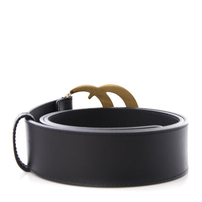Gucci Calfskin Double G 40mm Belt 80 32 Black 2 of 4