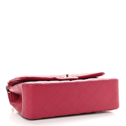 Chanel Caviar Quilted Jumbo Double Flap Dark Pink 4 of 9