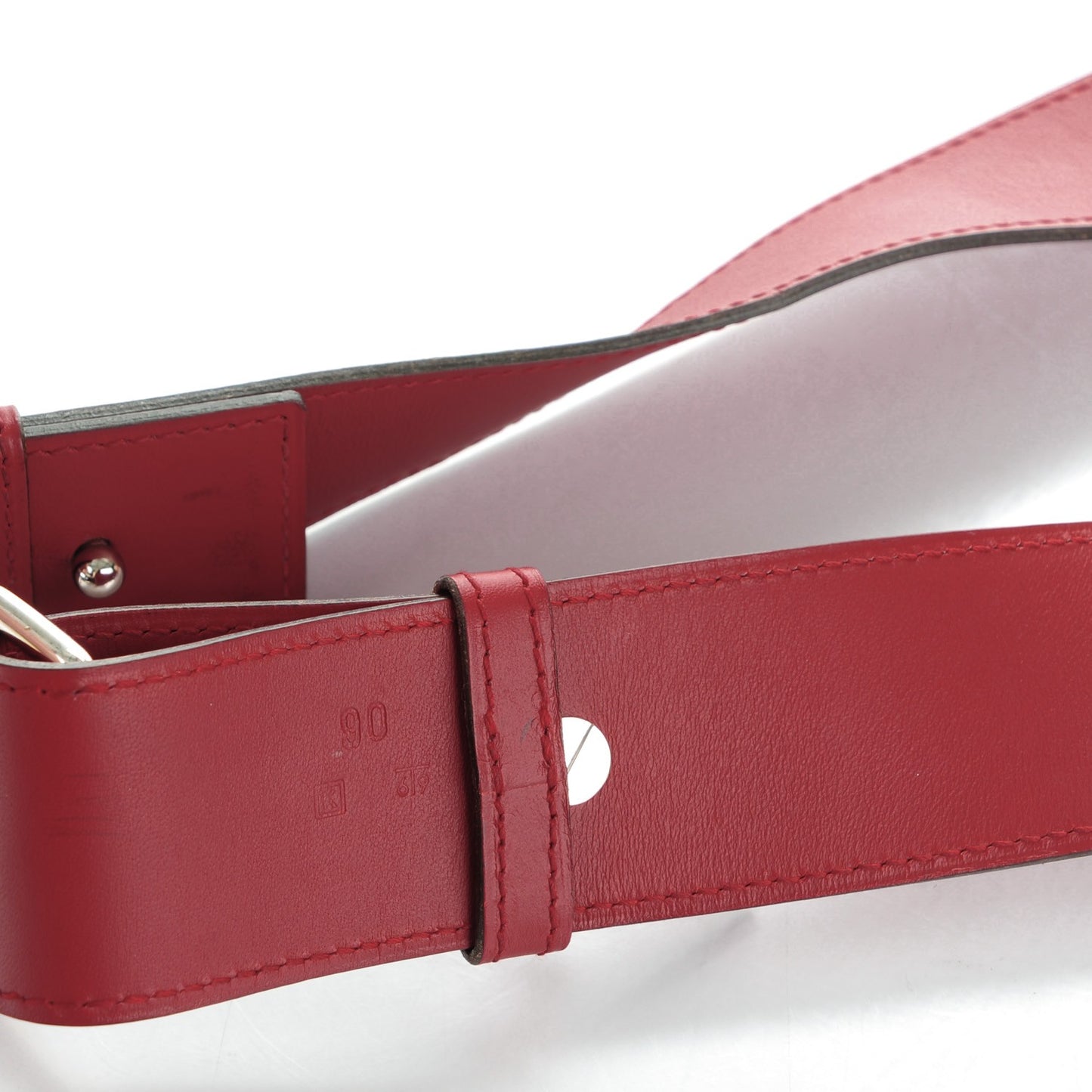 Chamonix Wide Belt 90 Rouge Vif