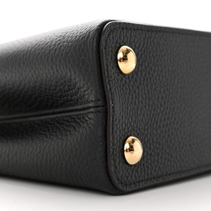 Louis Vuitton Taurillon Capucines BB Black 8 of 9