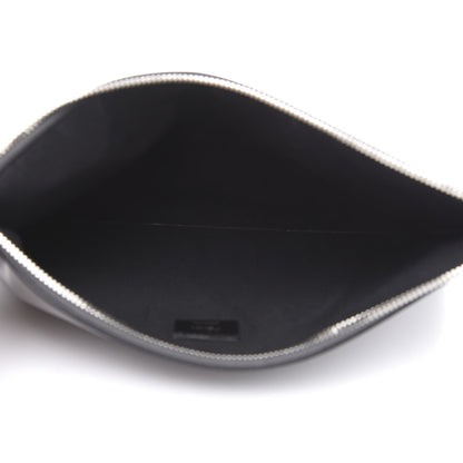 Fendi Calfskin Faces Pouch Grey 4 of 11