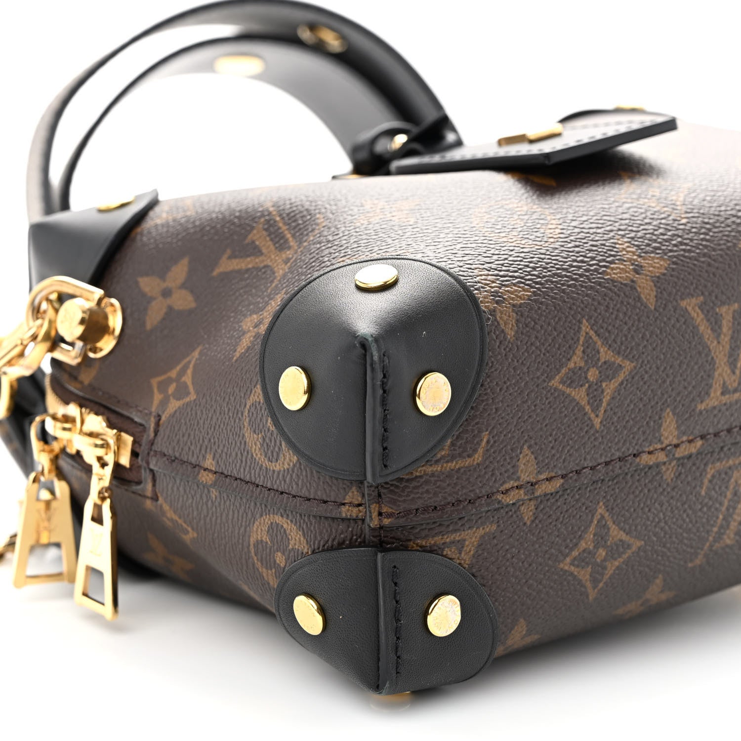 Louis Vuitton Monogram Petite Malle Souple Black 8 of 9