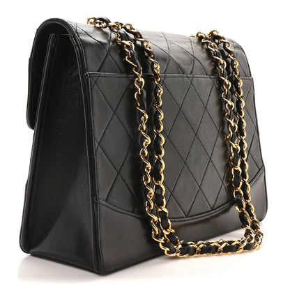 Chanel Lambskin Quilted Medium Mademoiselle Single Flap Black 3 of 10