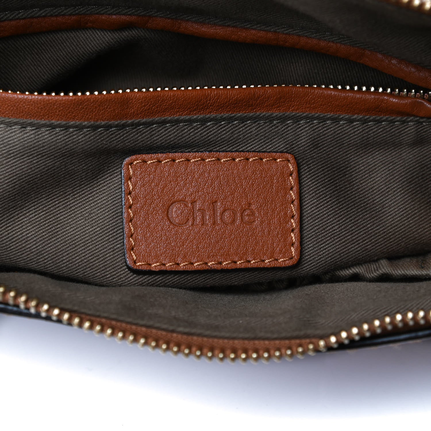 Chloe Calfskin Medium Marcie Satchel Tan 5 of 14