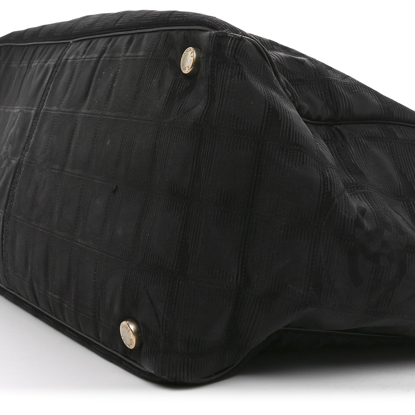 Nylon Medium Travel Tote Black