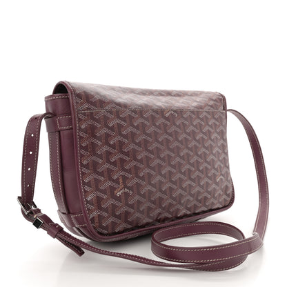 Goyard Goyardine Belvedere PM Messenger Bag Burgundy 3 of 10