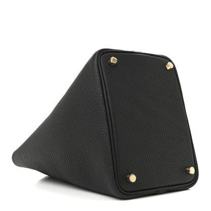 Hermes Taurillon Clemence Picotin Lock 18 PM Black 4 of 11