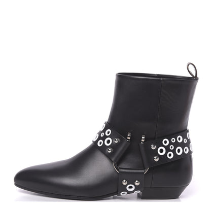 Louis Vuitton Calfskin Rhapsody Ankle Boots 37.5 Black 1 of 8