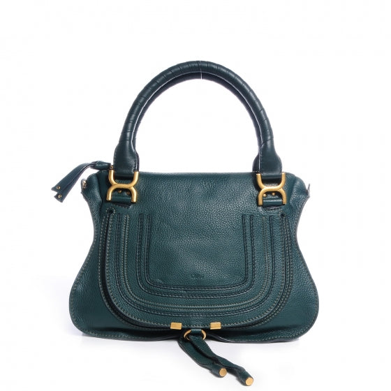 Calfskin Medium Marcie Satchel Epicea