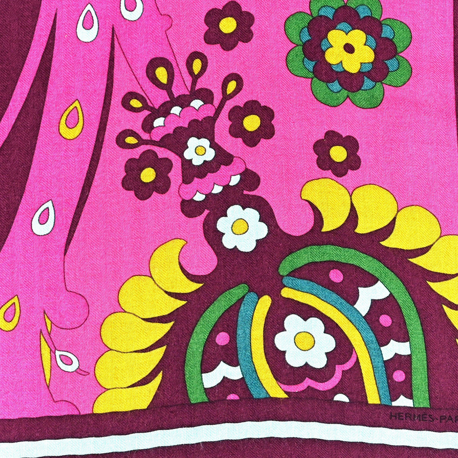 Hermes Cashmere Silk Skyros Scarf 3 of 4