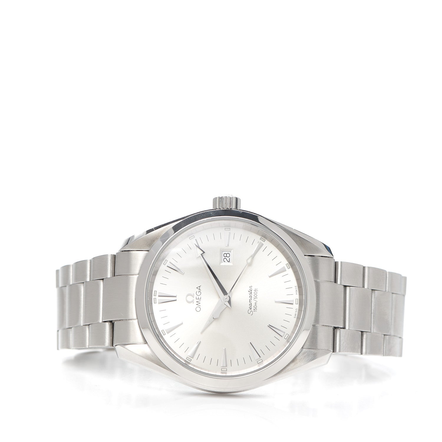 Omega Stainless Steel 39mm Seamaster Aqua Terra Quartz Watch 2517.30 2 of 5