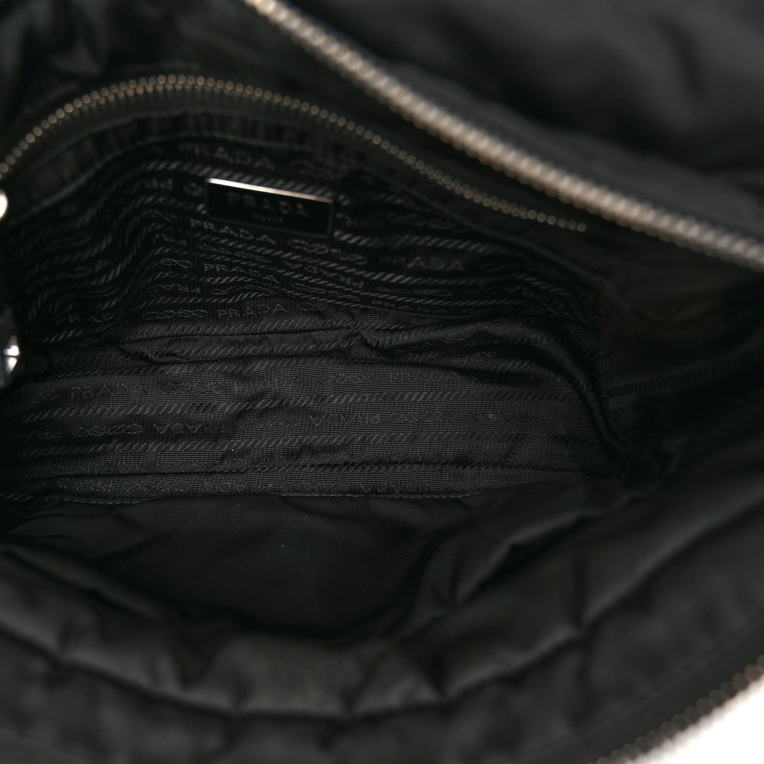 Prada Re-Nylon Quilted Padded Flap Shoulder Bag Black 5 of 11